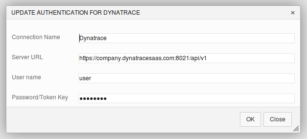 Dynatrace Service Endpoint